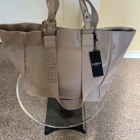 NWT Botkier light grey leather Bedford Tote - Picture 5 of 9